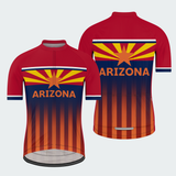 Men’s Arizona Sunburst Stripes Regular Fit Cycling Kit
