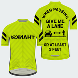Men's Give Me A Lane Regular Fit Cycling Kit