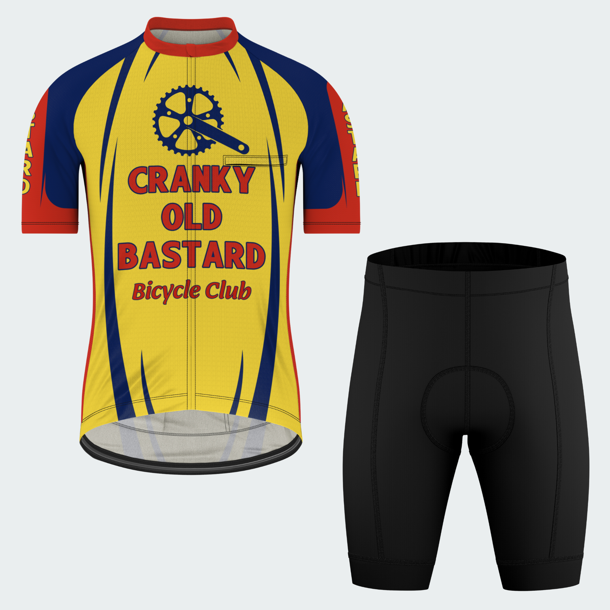 Men's Cranky Old Bastard Regular Fit Cycling Kit