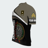 Men’s Personalized U.S. Army Seal Regular Fit Cycling Jersey & Kit