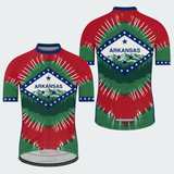 Men's Tie Dye Arkansas State Regular Fit Cycling Kit