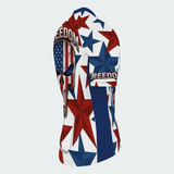 Men’s Freedom Skull USA Flag Regular Fit Cycling Kit