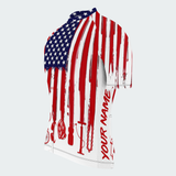 Men's Cycling American Flag Cycling Jersey & Kit