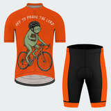 Off to Praise the Lord Frog Cycling Jersey