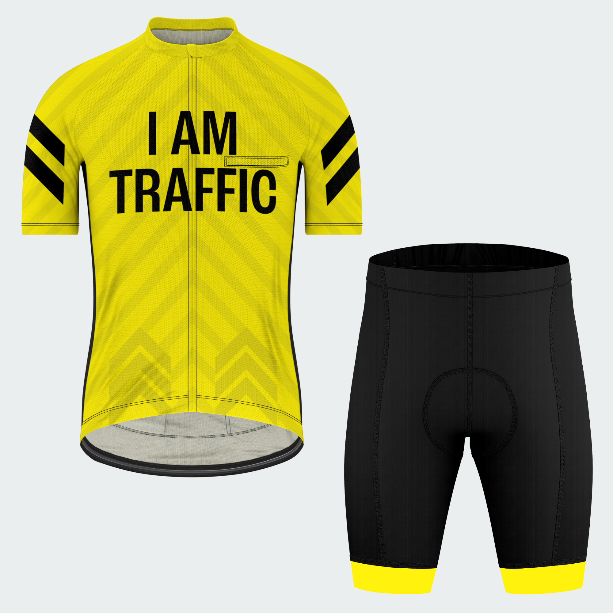 Men's I Am Traffic Traffic Sign Regular Fit Cycling Kit