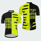 Men’s I Am Traffic Respect The Cyclists Regular Fit Cycling Jersey
