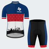 Men’s Texas City Skyline Stars Regular Fit Cycling Kit