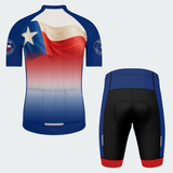Men’s Texas Waving Flag Regular Fit Cycling Kit