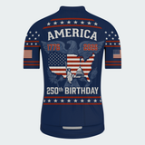 Men’s America 250th Birthday USA Map Cycling Jersey & Kit