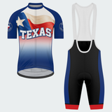 Men’s Texas Waving Flag Regular Fit Cycling Kit