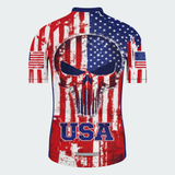 Men’s USA Freedom Skull Grit Regular Fit Cycling Kit