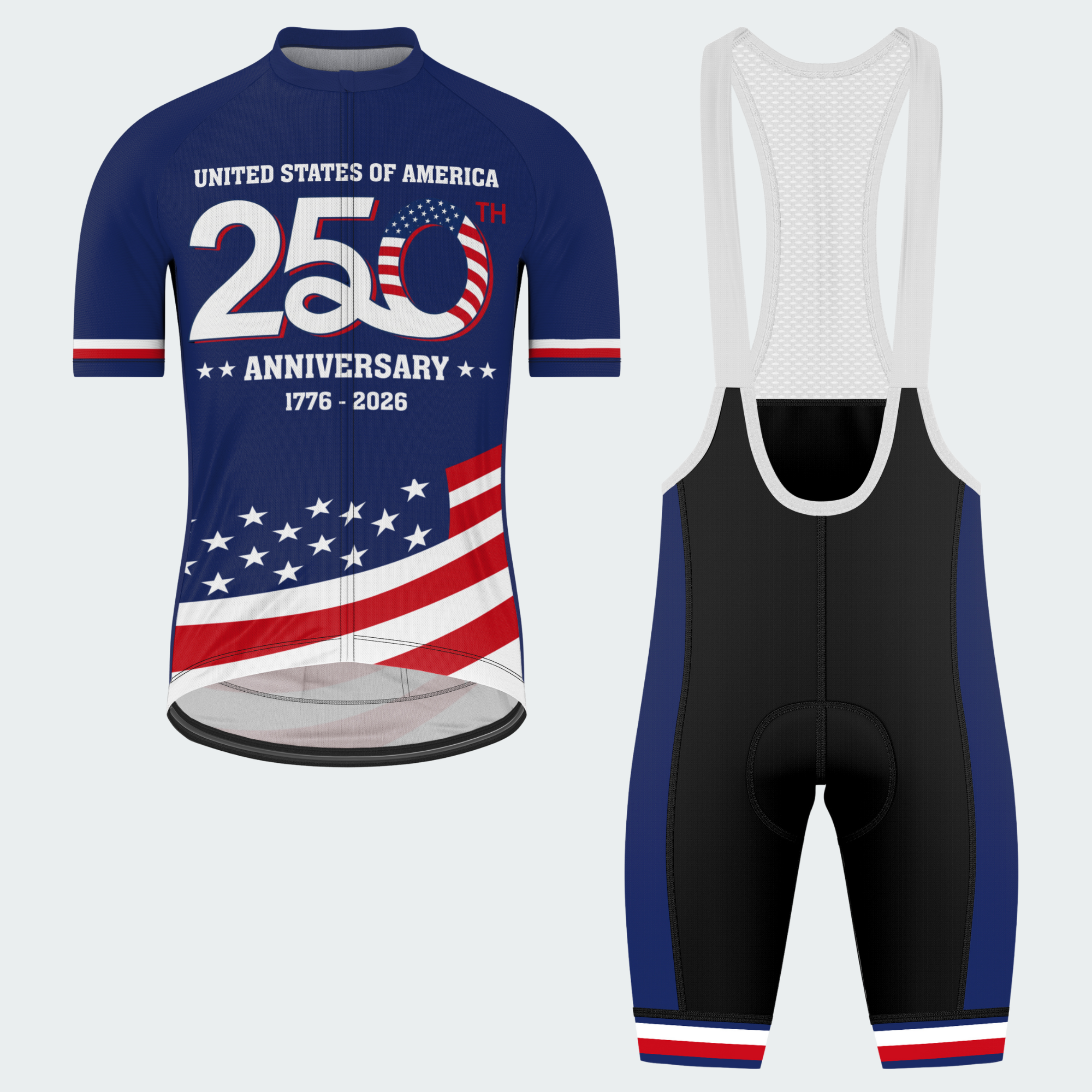 Men’s USA America 250 Anniversary Cycling Jersey & Kit