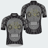 Men’s Born to Ride Skull Regular Fit Cycling Jersey