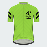 Men's 4' It's The Law Regular Fit Cycling Jersey