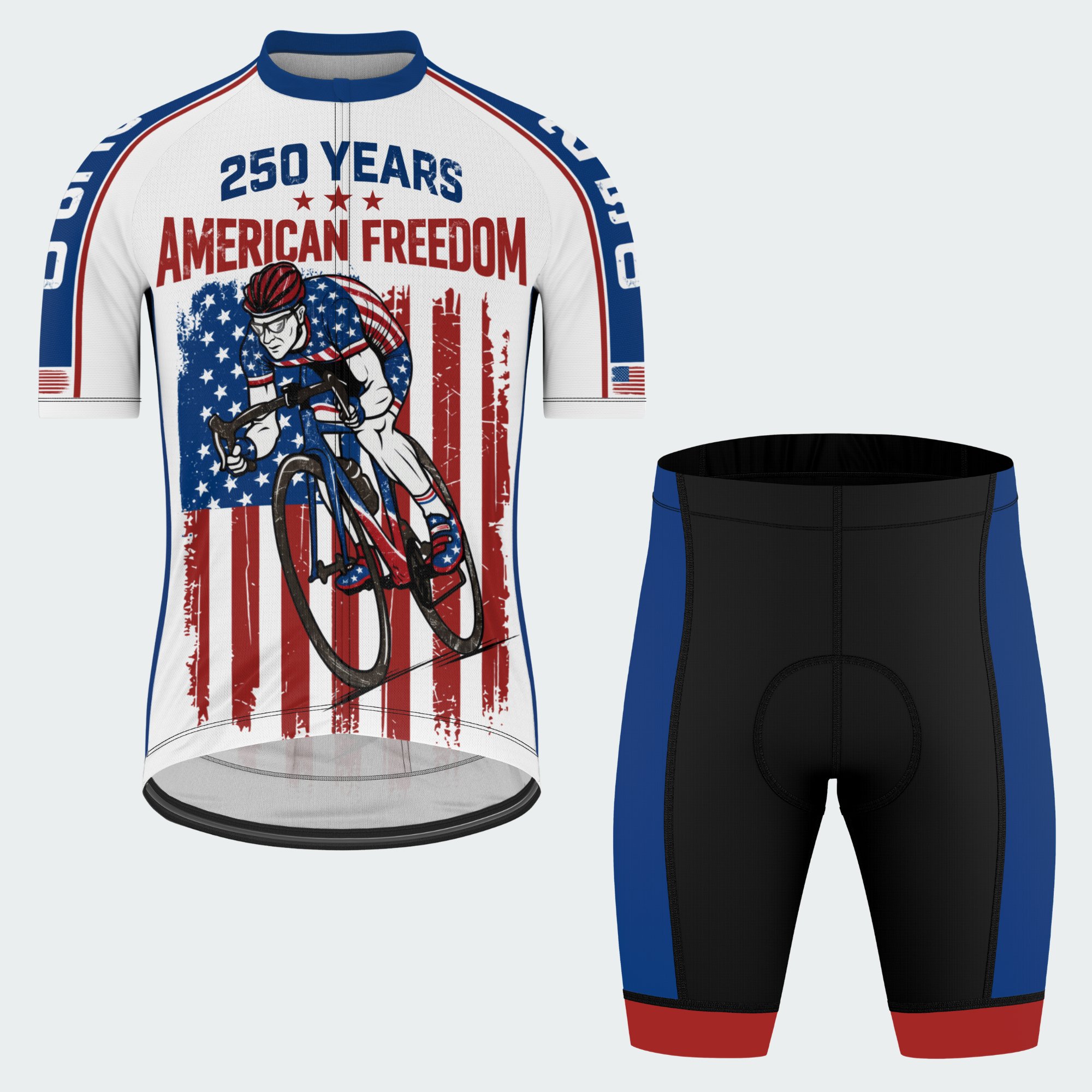Men’s USA American Freedom Rider 250 Cycling Jersey & Kit