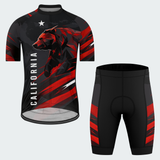Men’s California Grizzly Spirit Regular Fit Cycling Kit
