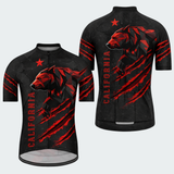 Men’s California Grizzly Bear Regular Fit Cycling Jersey