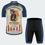 Men’s Descendant of a Patriot Heritage Regular Fit Cycling Jersey & Kit