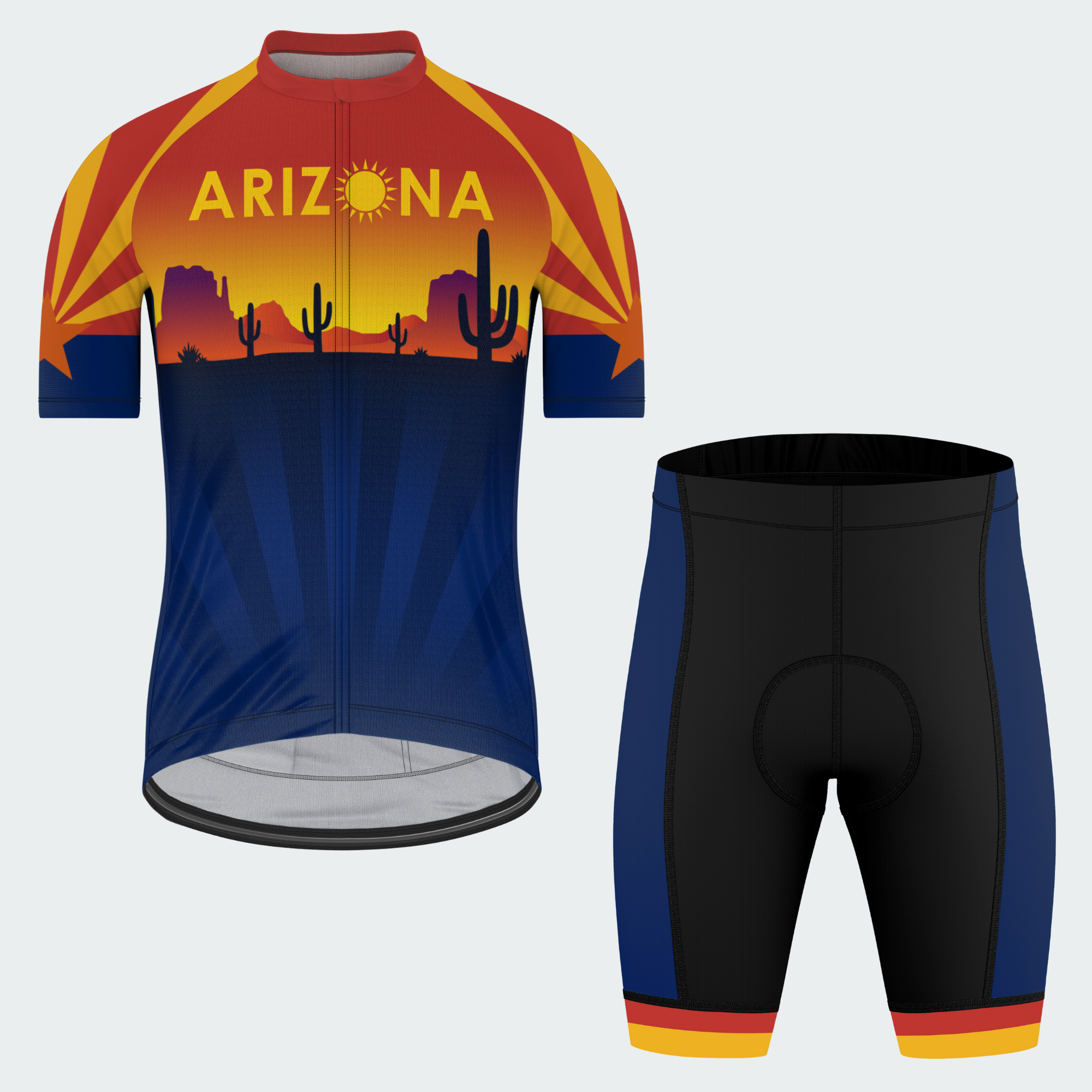 Men’s Arizona Sunset Regular Fit Cycling Kit