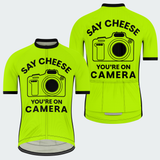 Men's Say Cheese You're On Camera Regular Fit Cycling Kit