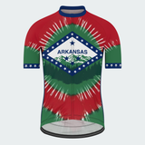 Men's Tie Dye Arkansas State Regular Fit Cycling Kit