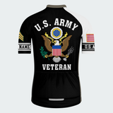 Men’s Personalized U.S. Army Veteran Map & Combat Boots Cycling Jersey
