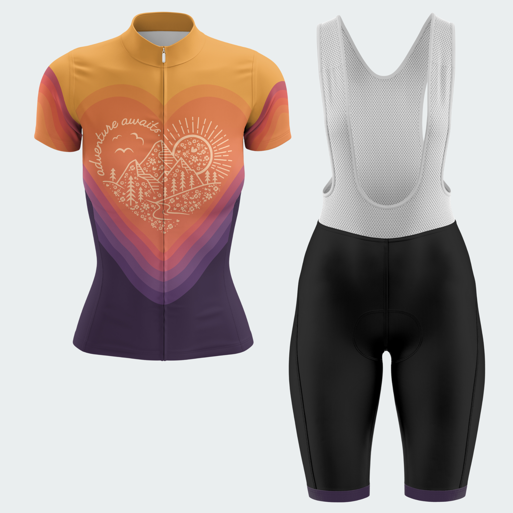 Women's Adventure Awaits Regular Fit Cycling Jersey