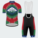 Men's Tie Dye Arkansas State Regular Fit Cycling Kit