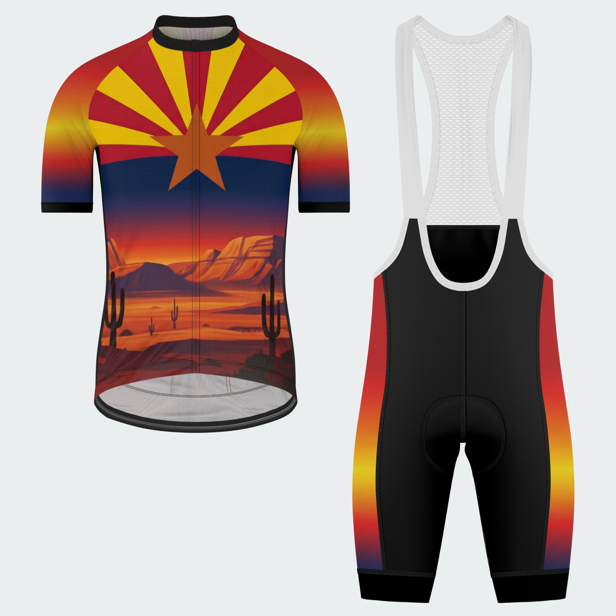 Men's Sunset Arizona State Regular Fit Cycling Kit