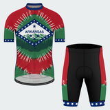Men's Tie Dye Arkansas State Regular Fit Cycling Kit