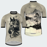 Men's Horse Wildlife Regular Fit Cycling Kit
