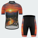 Men's Arkansas State Sunset Regular Fit Cycling Kit