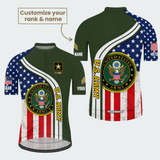 Men Personalized U.S. Army Stars & Seal Cycling Jersey & Kit — image 2