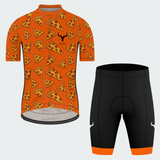 Men's Yako Rides aGain Pizza Regular Fit Cycling Kit