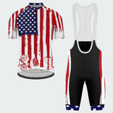 Men's Personalized Cycling American Flag Cycling Jersey & Kit