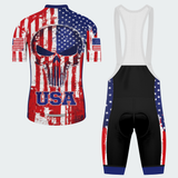 Men’s USA Freedom Skull Grit Regular Fit Cycling Kit