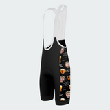 Men's Beer Lover Funny Face Regular Fit Cycling Kit