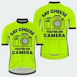 Men's Say Cheese Reflective Camera Lens And Flash Regular Fit Cycling Kit