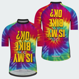 Men's Tie Dye Is My Bike OK Regular Fit Cycling Kit