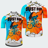 Men's Pop Art Just Ride Regular Fit Cycling Kit