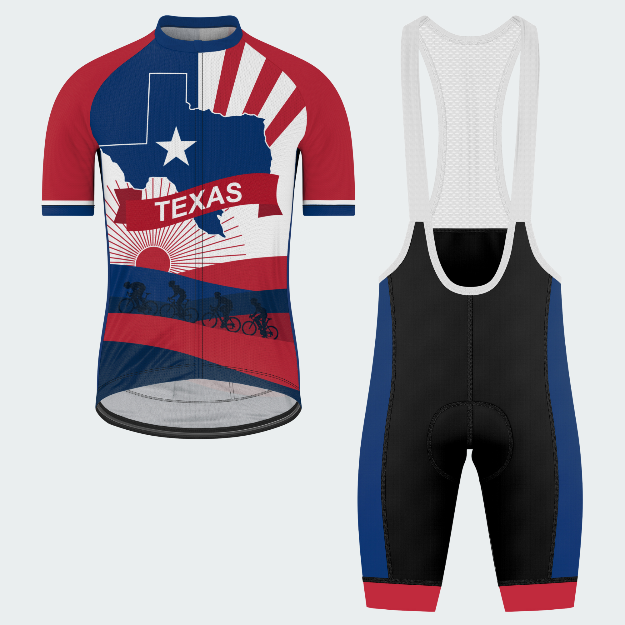 Men’s Texas Sunrise Riders Regular Fit Cycling Kit