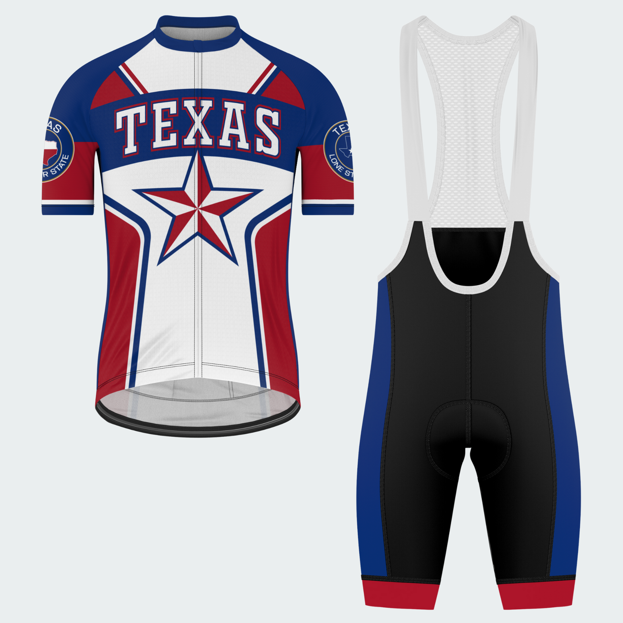 Men’s Texas Lone Star Pride Regular Fit Cycling Kit