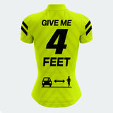 Women's Give Me 4 Feet Regular Fit Cycling Jersey