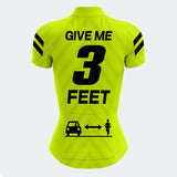 Women's Give Me 3 Feet Regular Fit Cycling Jersey