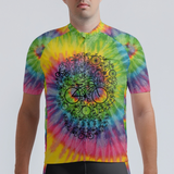Men's Tie Dye Skull Regular Fit Cycling Kit