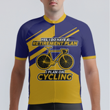 Men's Old Man Retirement Plan Regular Fit Cycling Kit
