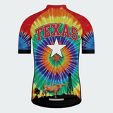 Men's Tie Dye Texas State Regular Fit Cycling Kit