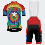 Men's Tie Dye Texas State Regular Fit Cycling Kit