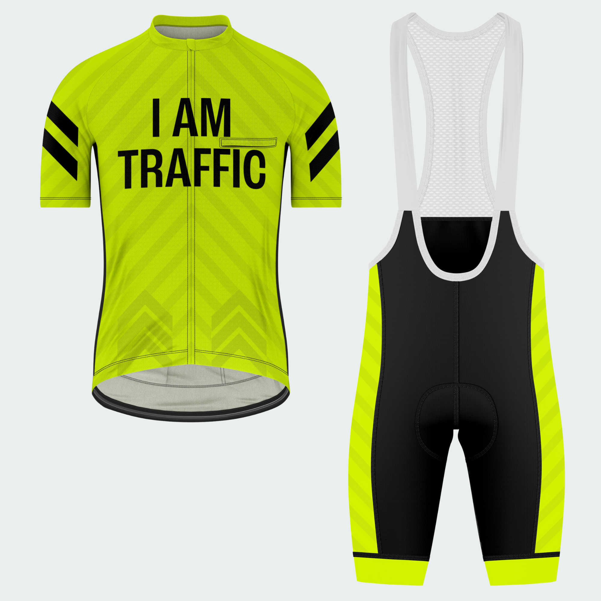Men's I Am Traffic Traffic Sign Regular Fit Cycling Kit