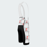 Men's Pixel Art Love Ride Regular Fit Cycling Kit